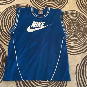 Nike Royal Blue Mesh Tank Top